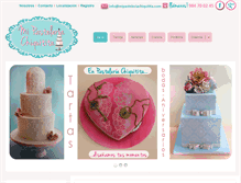 Tablet Screenshot of mipasteleriachiquitita.com